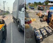 criminosos-roubam-caminhao-que-fazia-entrega-de-merenda-escolar-em-sao-goncalo