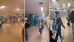 video:-homem-ateia-fogo-em-lixeira-e-fumaca-toma-conta-da-estacao-republica-do-metro,-no-centro-de-sp