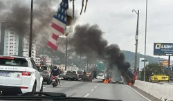 manifestantes-colocam-fogo-e-bloqueiam-transito-na-via-expressa-na-grande-florianopolis