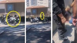 video:-pm-aposentado-atira-em-adolescente-e-impede-roubo-de-moto-de-luxo-em-bairro-nobre-de-sp;-comparsa-foge-com-capacete