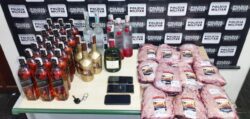 jovens-sao-flagrados-com-10-pacotes-de-picanha-e-30-garrafas-de-whisky,-licor-e-vodca-furtados-de-supermercado,-em-mg