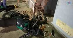 video:-‘na-ala-vermelha’,-motociclista-que-destruiu-muro-aguarda-vaga-na-uti-em-itajai